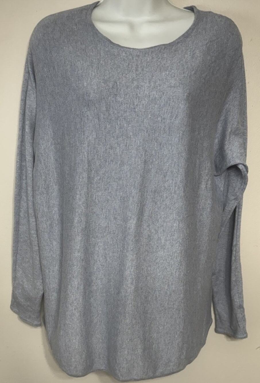 Michael Kors Sweater Women’s Size Medium Chambray Pull-over Long Sleeve NEW